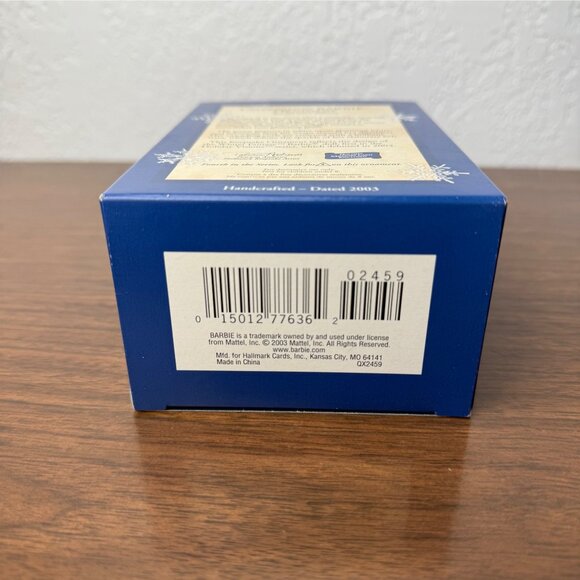 VTG Hallmark Keepsake 2003 Celebration Barbie Ornament Special Edition NEW W BOX - Picture 3 of 5